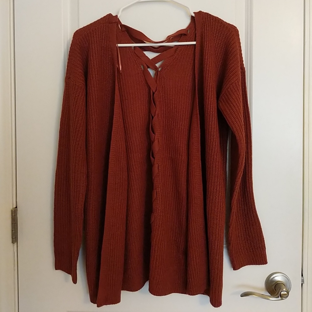 Open sweater